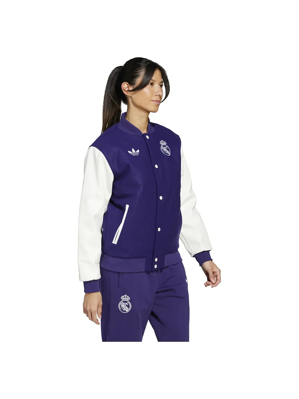 Куртка Adidas Real Madrid CNY Jacket (Gender Neutral) — изображение 5 из 9, темный фиолетовый