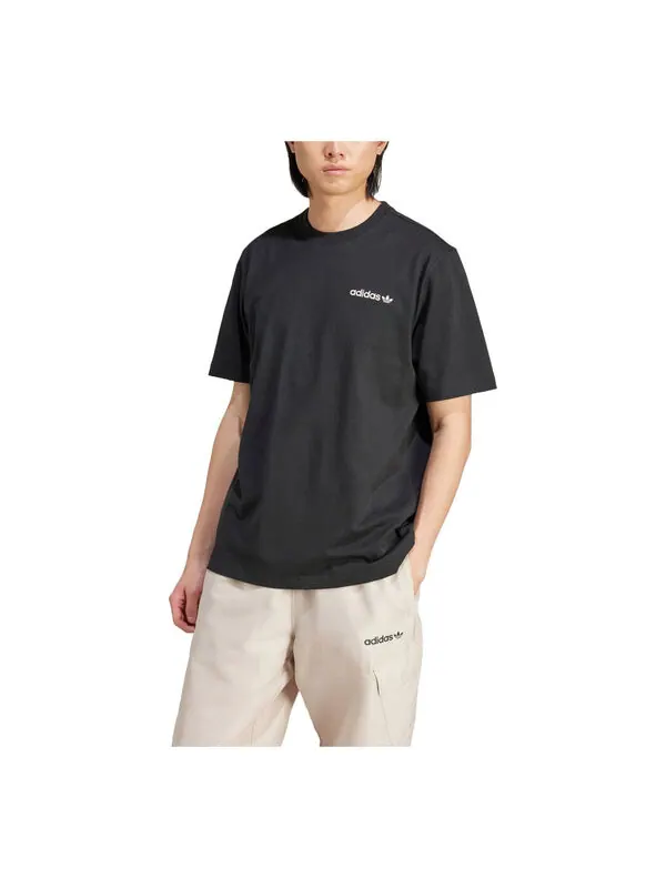 Футболка graphic t-shirt asia sizing 'black' Adidas — изображение 1 из 2, черный