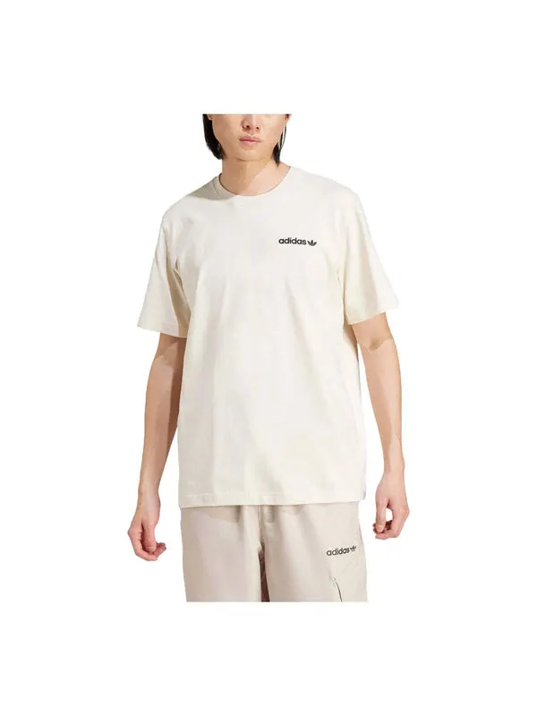 Футболка graphic t-shirt asia sizing 'beige' Adidas — изображение 1 из 2, бежевый