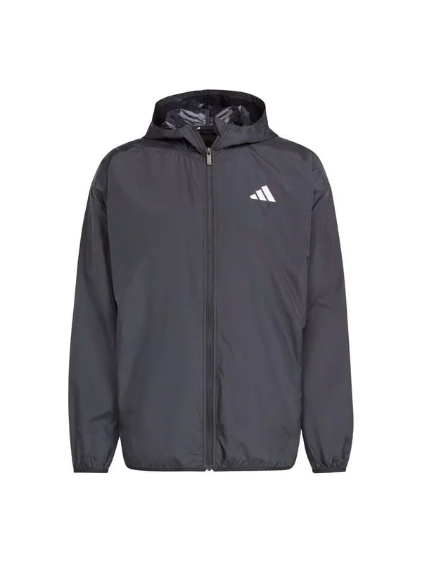 Куртка essentials big logo mesh windbreaker jacket Adidas — изображение 1 из 2, черный