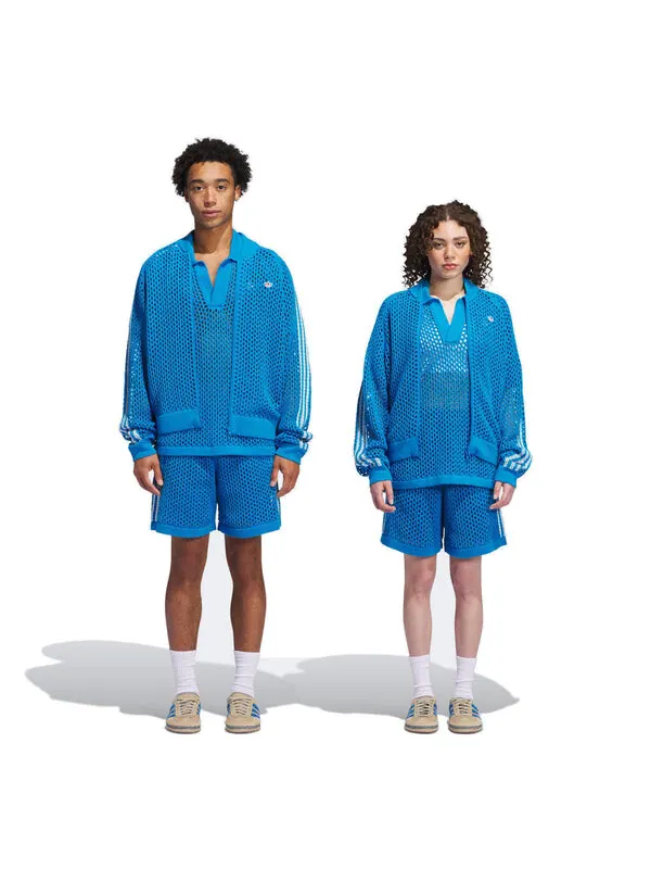 Куртка x clot fw24 вязаная крючком спортивная куртка азиатские размеры Adidas — изображение 3 из 4, яркий синий