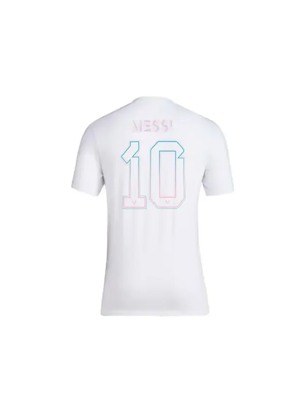 Футболка messi n&n tee Adidas — изображение 2 из 2, белый