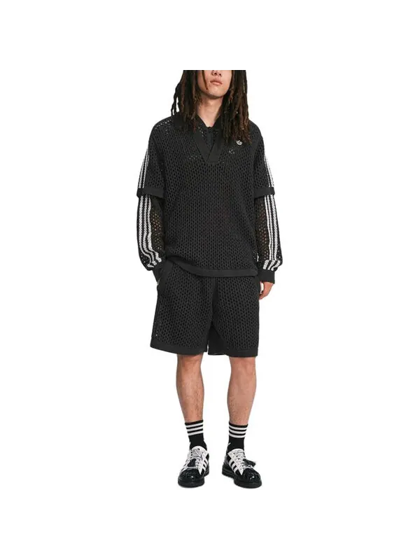 Шорты x clot fw24 крючком шорты азиатские размеры Adidas — изображение 3 из 4, черный