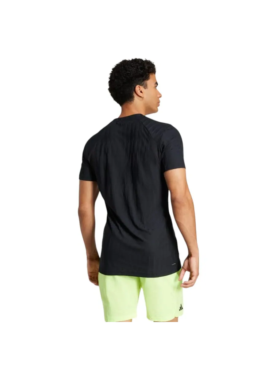 Футболка adidas Climacool+ AIRCHILL FreeLift T-Shirt 'Black White' — изображение 2 из 2, черный