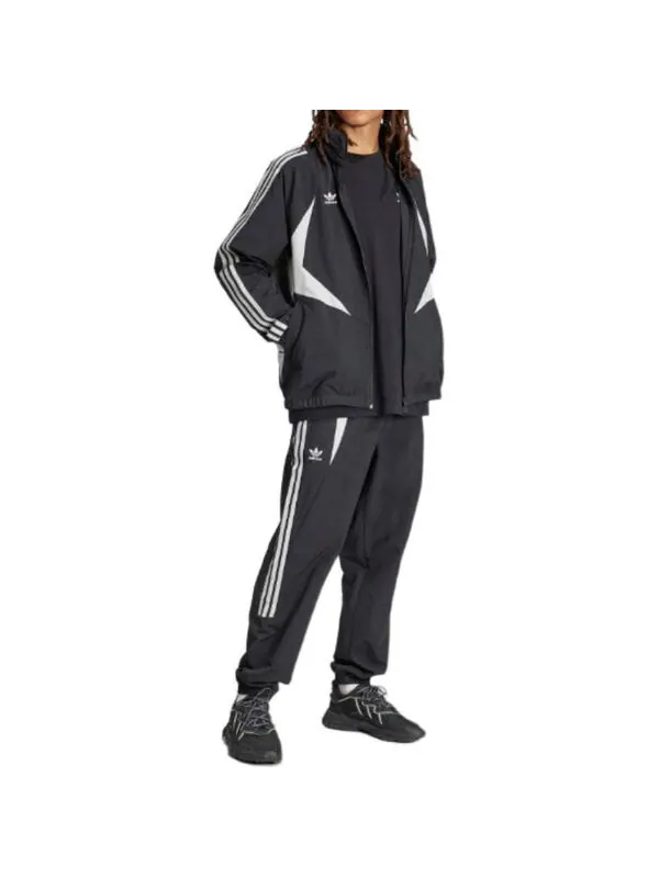 Куртка climacool track jacket asia sizing Adidas — изображение 2 из 4, черный/белый