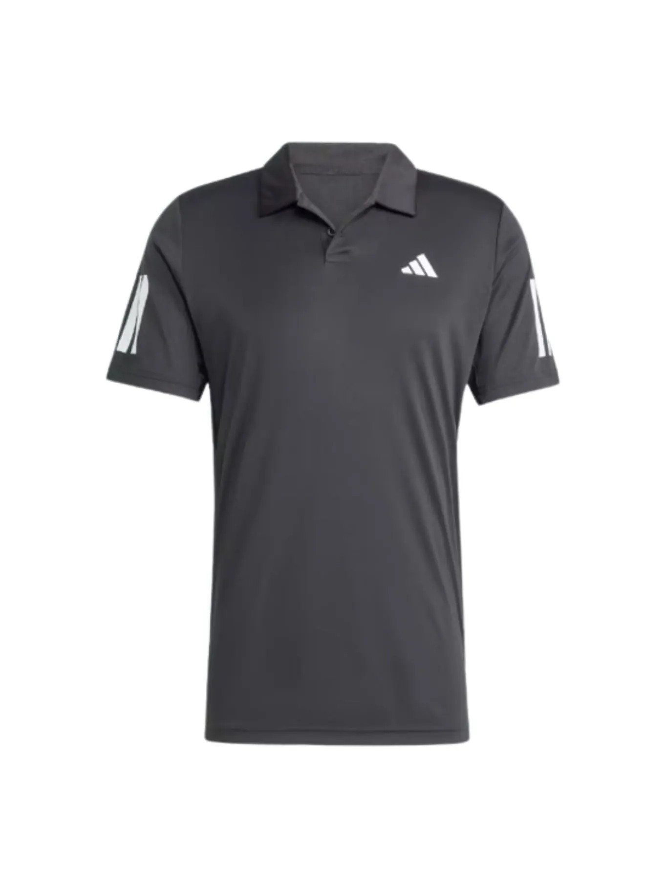 Футболка-поло Adidas Club Tennis с тремя полосками — изображение 1 из 2, черный/белый