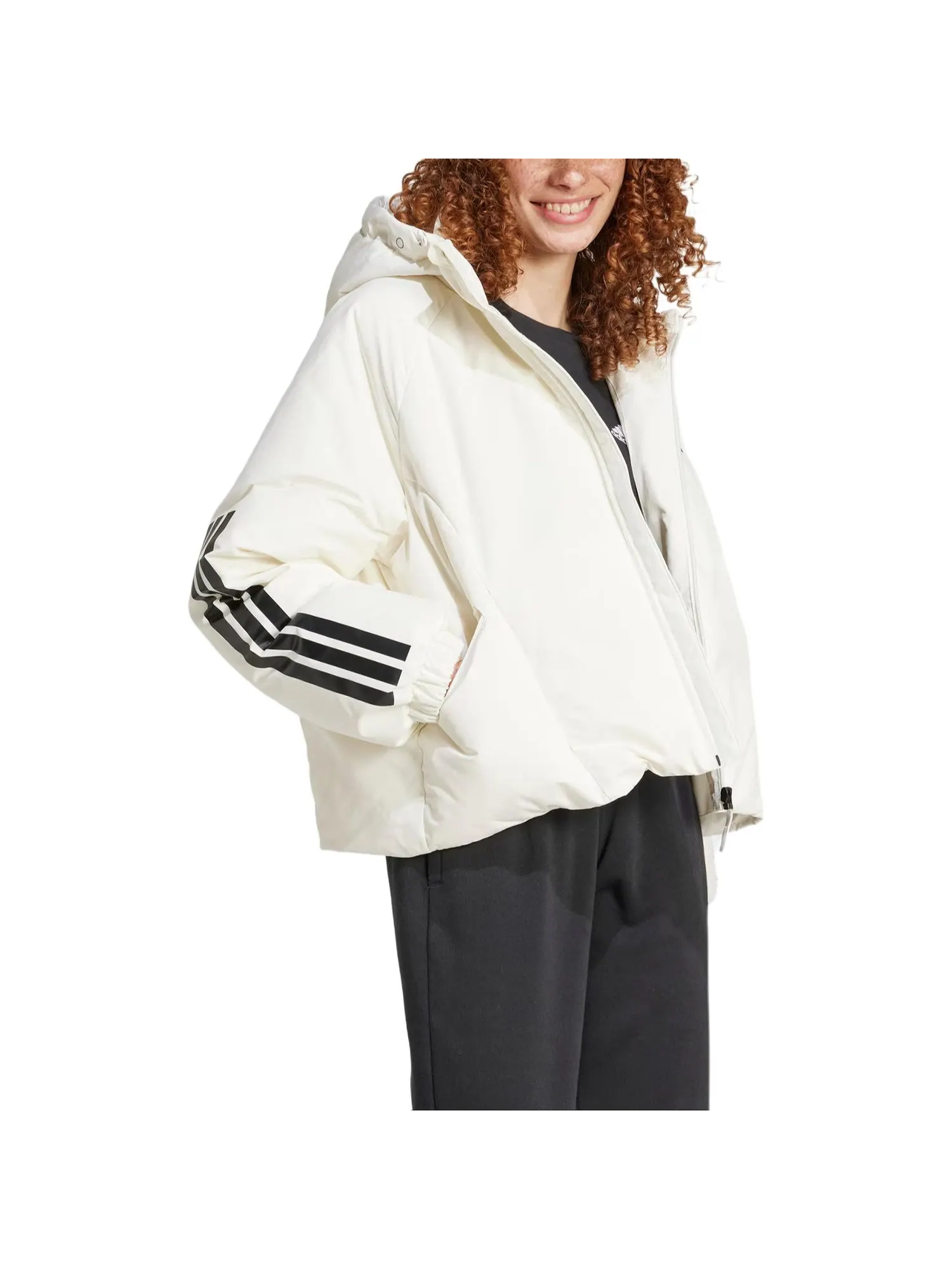 Куртка (WMNS) adidas Cold.Rdy FW24 PUFF DOWN Jacket Asia Sizing 'White' — изображение 3 из 4, белый