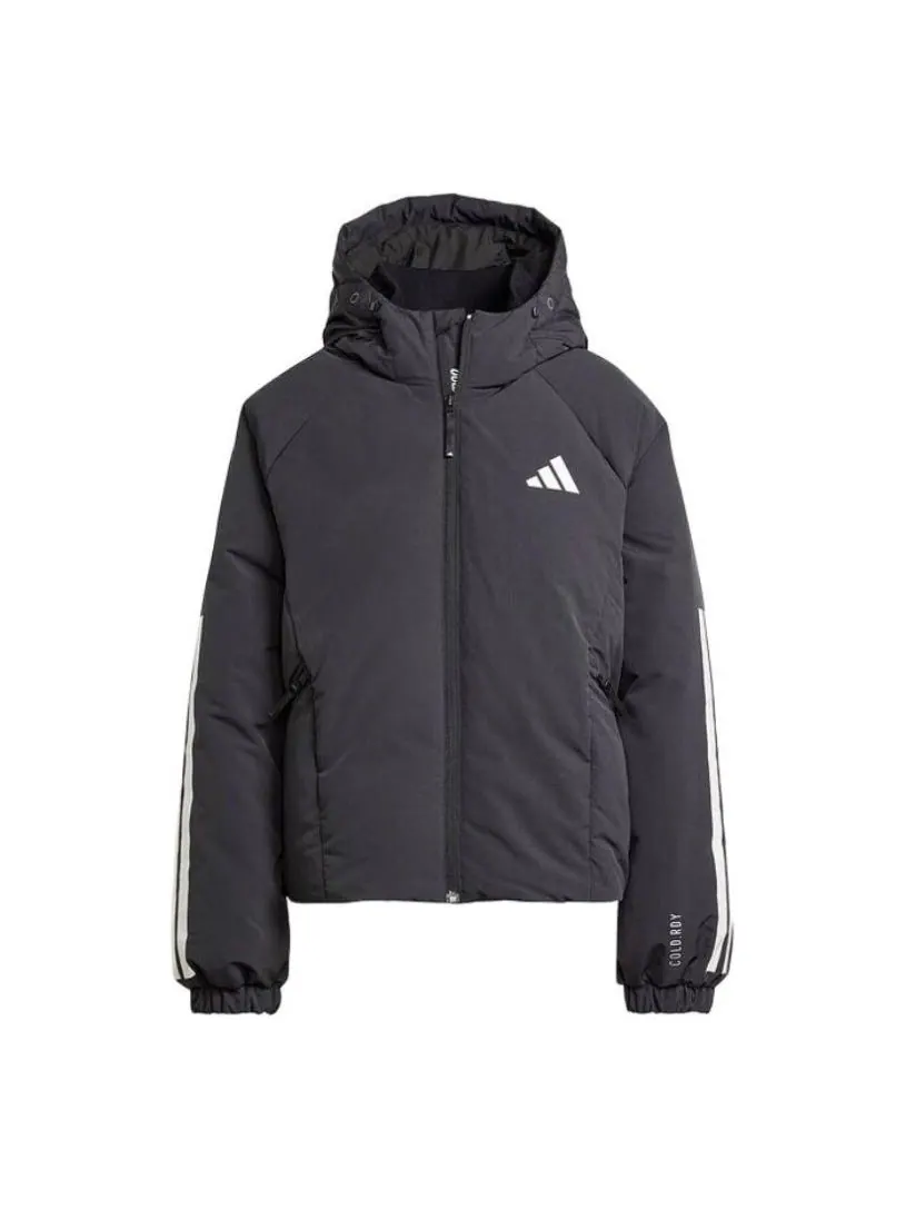 Куртка (WMNS) adidas Puffy Down Jacket 'Black' — изображение 1 из 1, черный