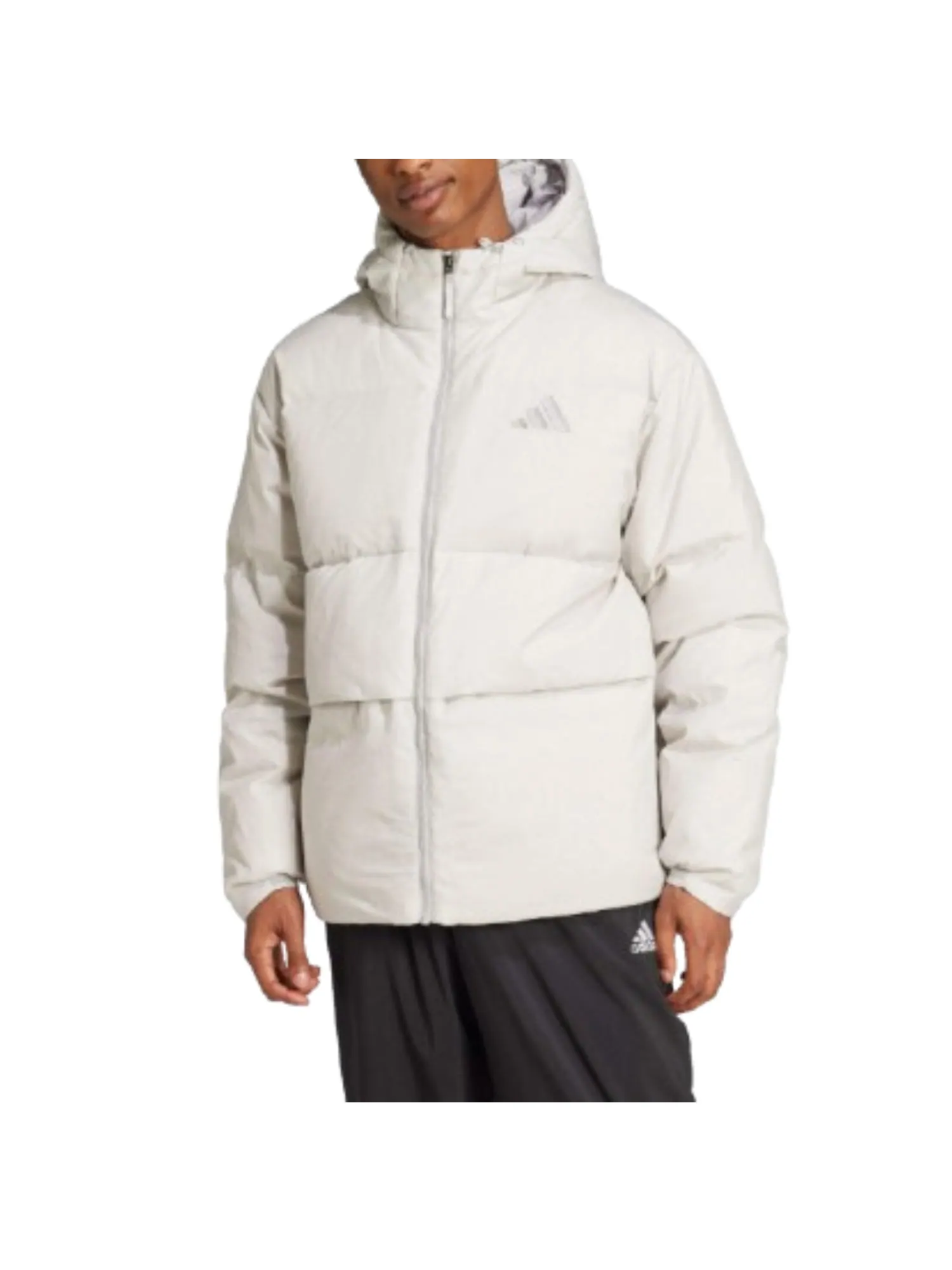 Пуховая куртка Adidas Basic Down Jacket 'White' — изображение 2 из 3, белый