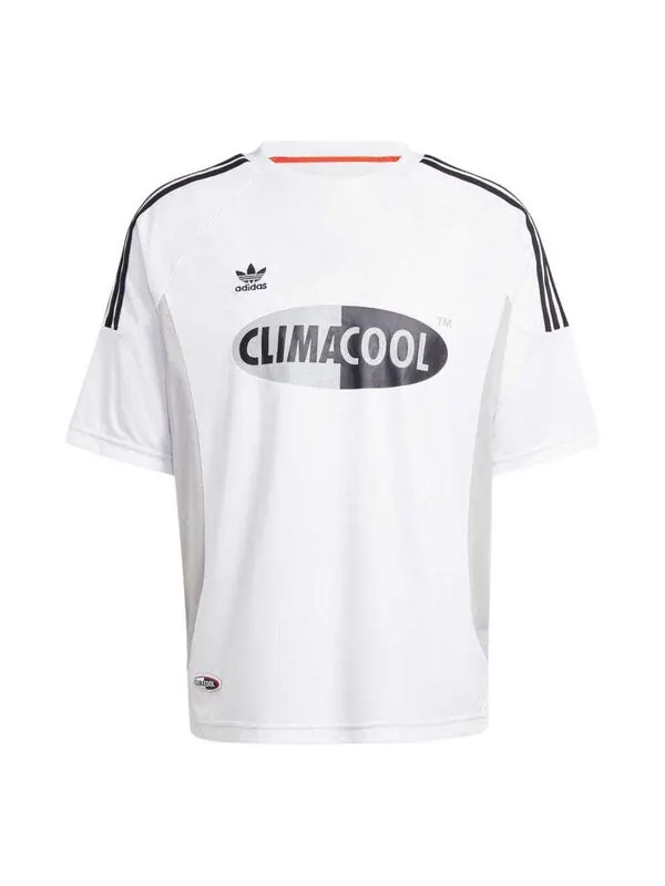 Футболка climacool jersey asia sizing Adidas — изображение 1 из 4, белый/черный