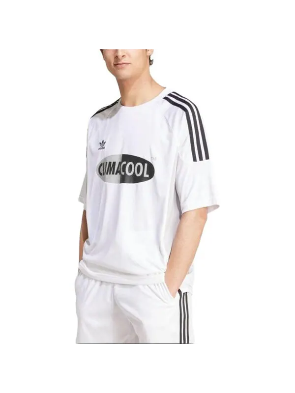Футболка climacool jersey asia sizing Adidas — изображение 3 из 4, белый/черный