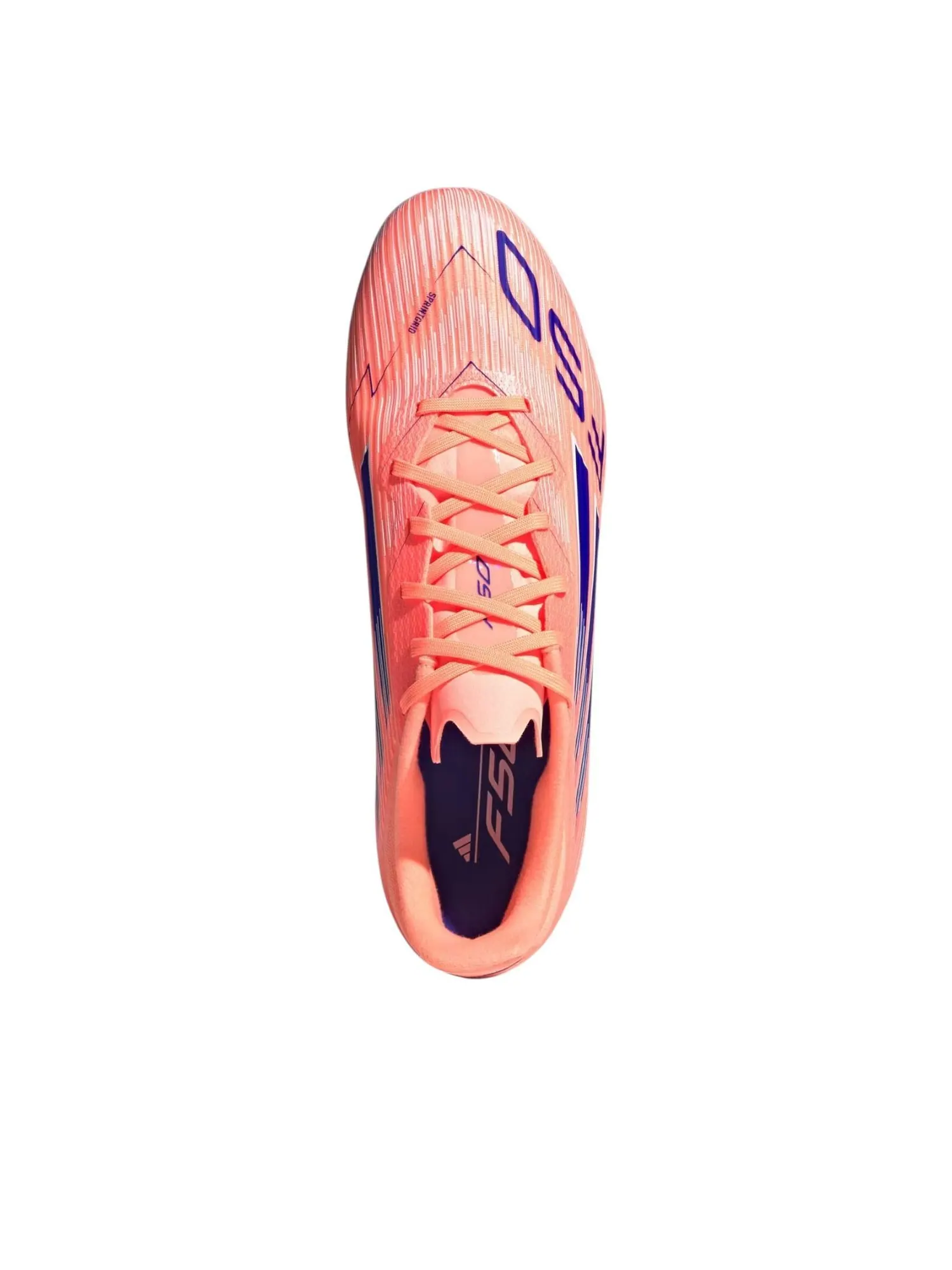 Футбольные бутсы Adidas F50 League FG/MG 'Beam Orange Lucid Blue' — изображение 4 из 5, оранжевый/синий