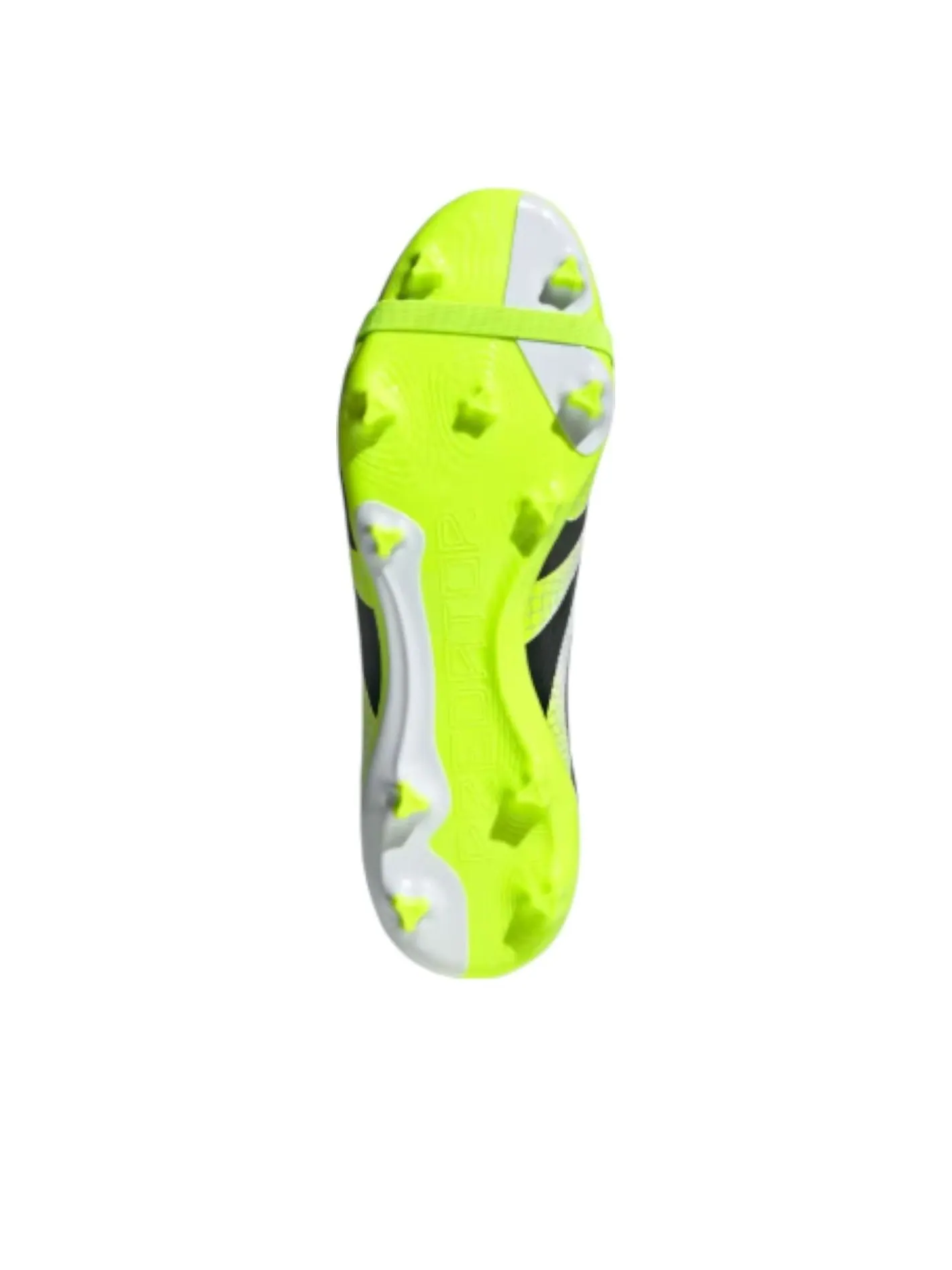 Футболка Adidas Predator League Fold Over Tongue FG 'Cloud White Black Lucid Lemon' — изображение 5 из 5, белый/черный