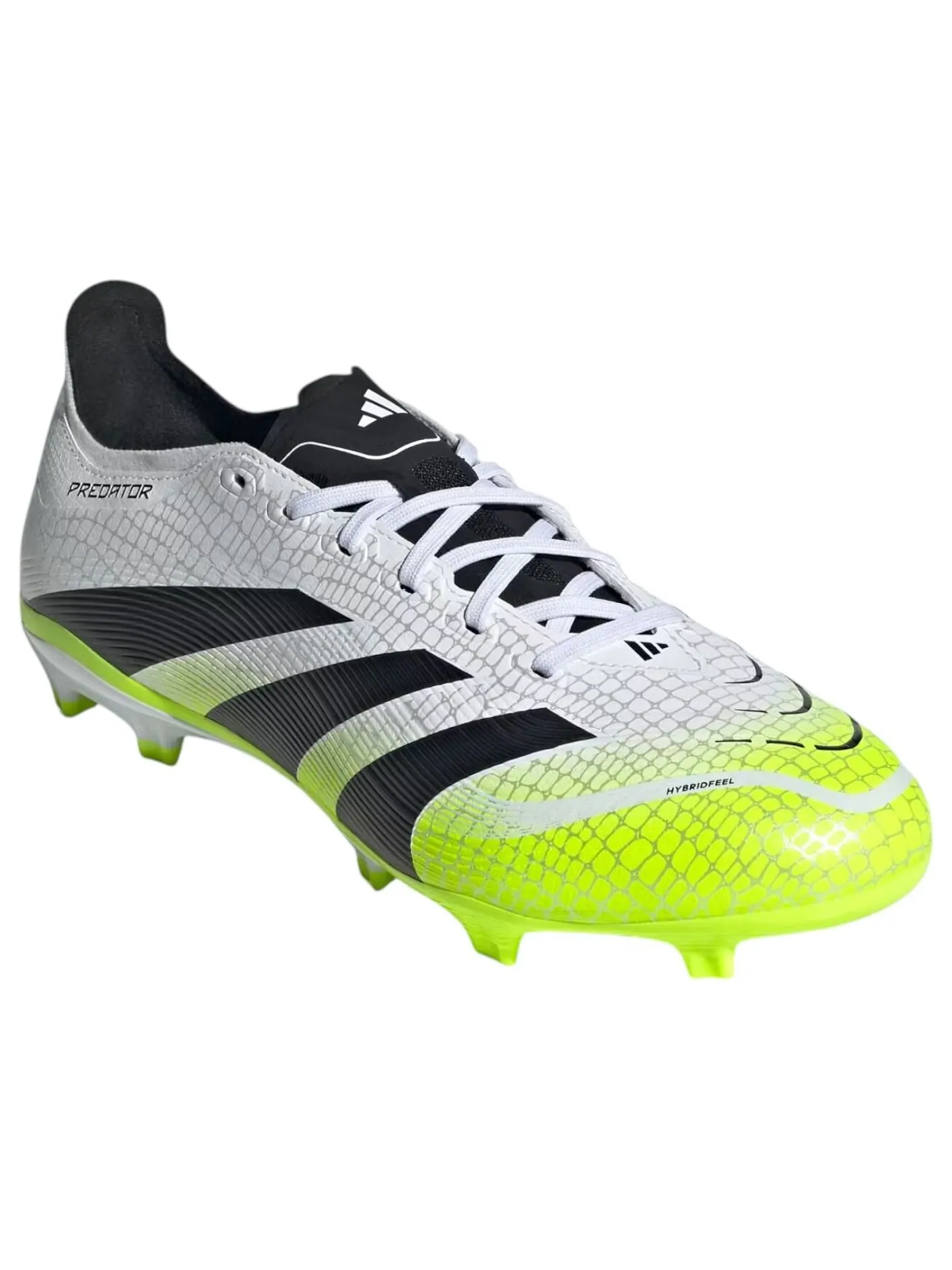 Кроссовки adidas Predator League FG/MG 'Cloud White Black Lucid Lemon' — изображение 2 из 5, белый