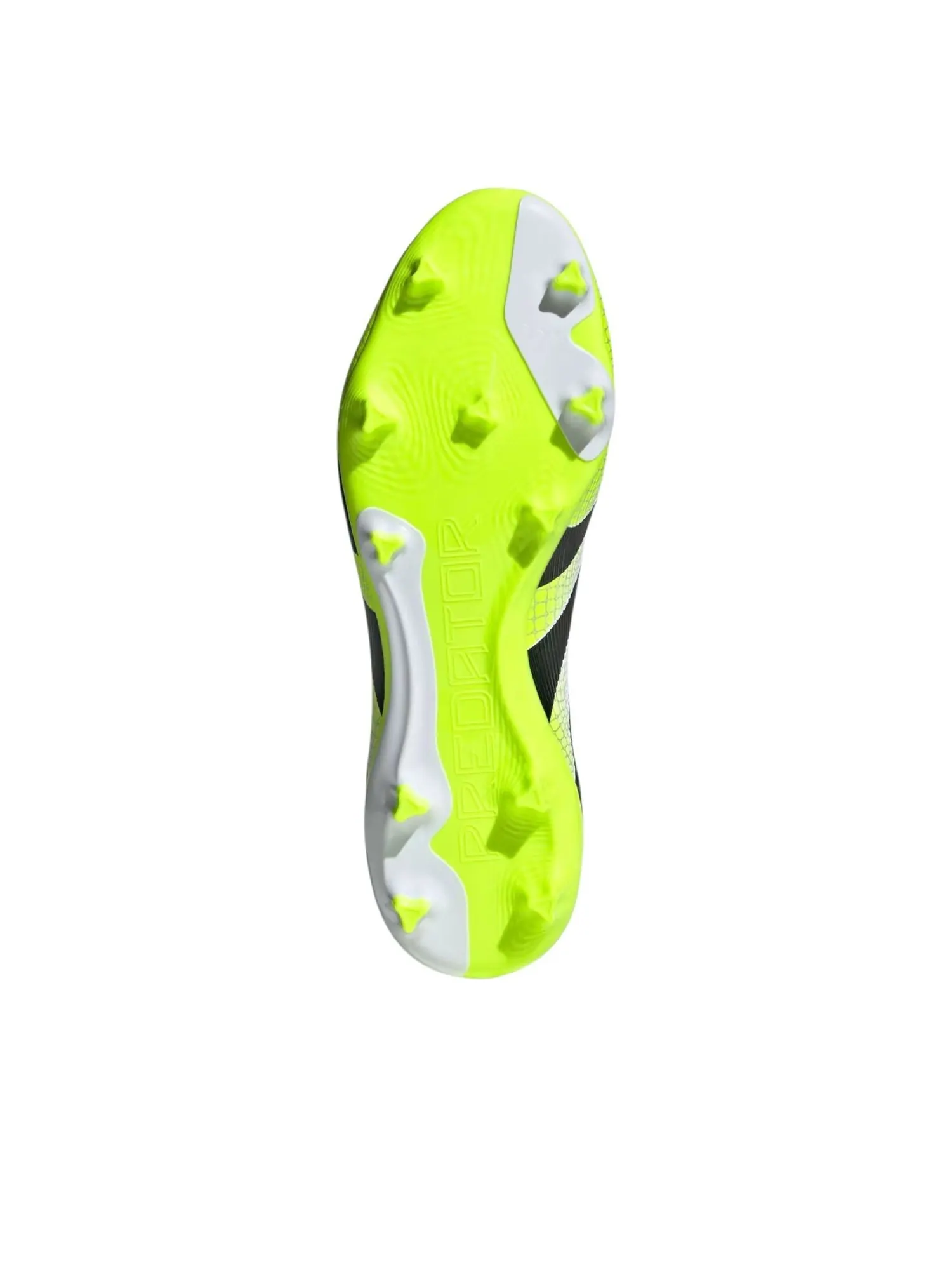 Кроссовки adidas Predator League FG/MG 'Cloud White Black Lucid Lemon' — изображение 4 из 5, белый
