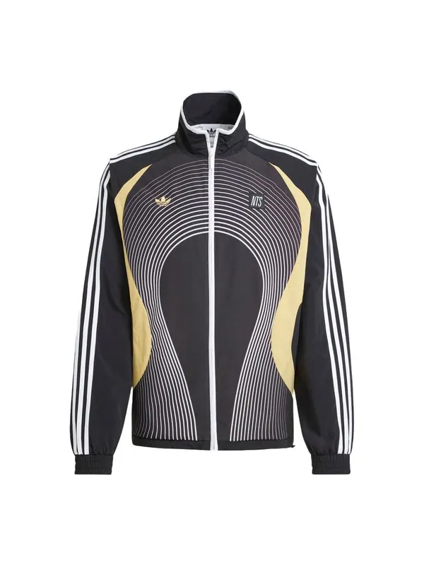Куртка x nts radio allover print sst track top asia sizing Adidas — изображение 1 из 1, черный