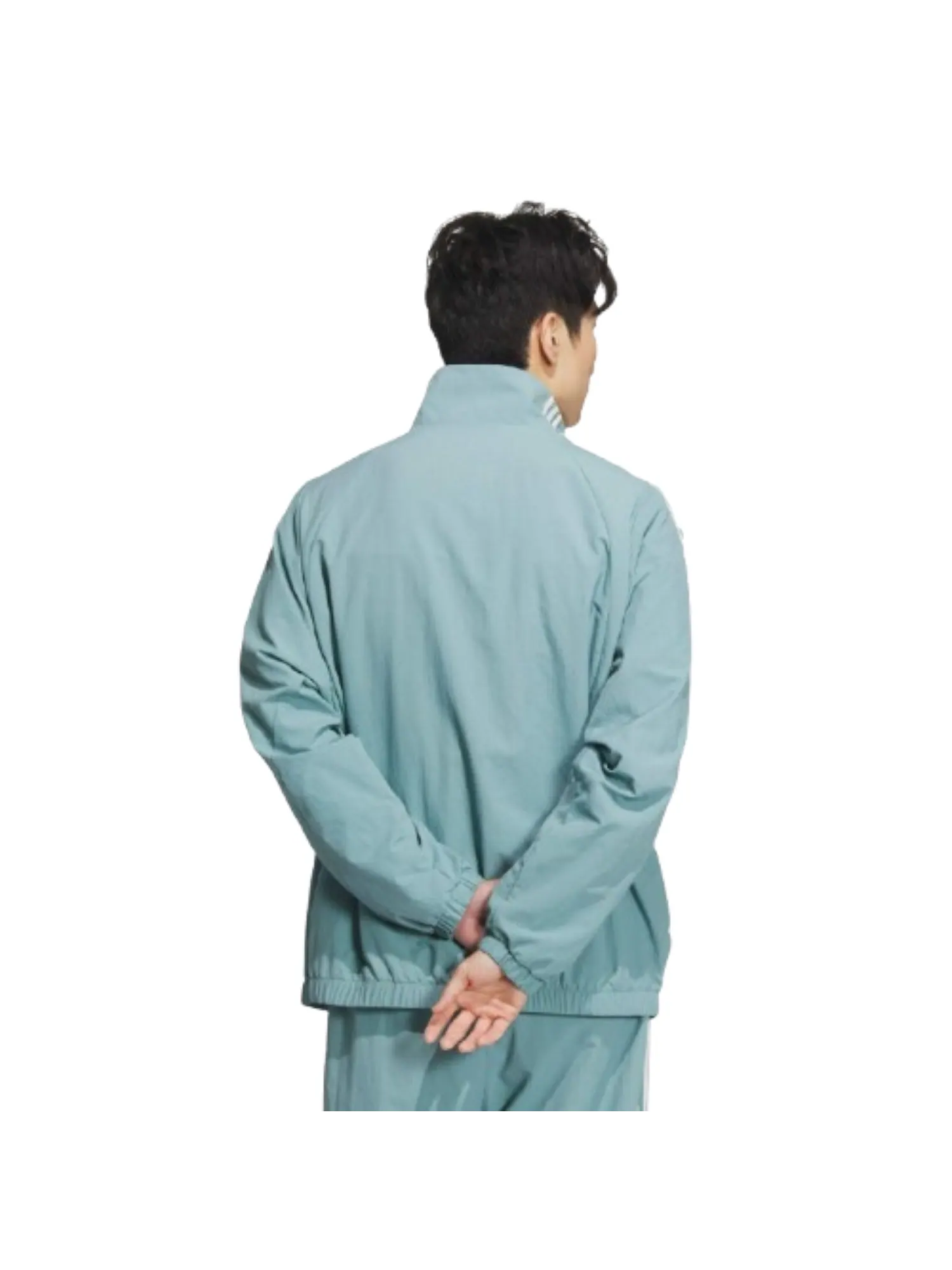 Спортивная куртка Adidas 3-Stripes Woven TrackJacket 'Blue White' — изображение 3 из 3, синий/белый