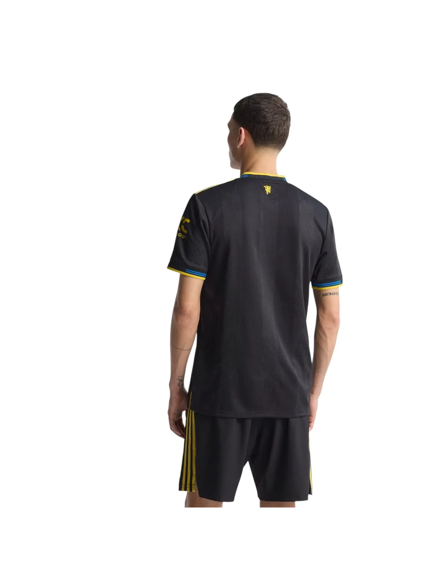 Оригинальная третья футболка «Манчестер Юнайтед» Adidas сезона 2025/2026 — изображение 4 из 6, черный