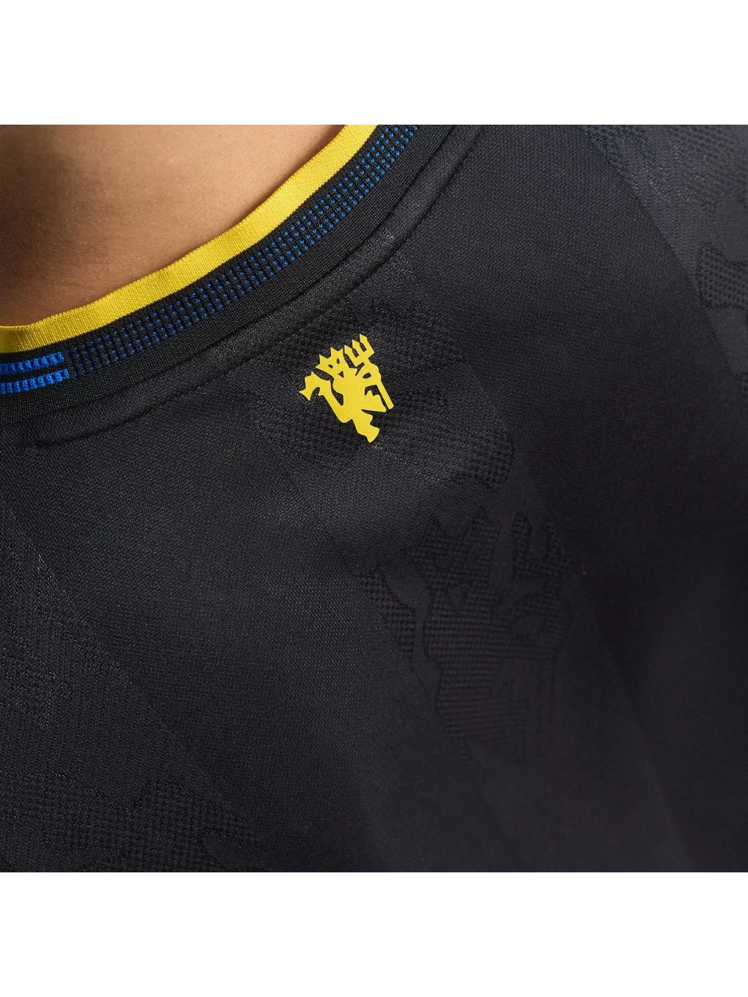 Оригинальная третья футболка «Манчестер Юнайтед» Adidas сезона 2025/2026 — изображение 6 из 6, черный
