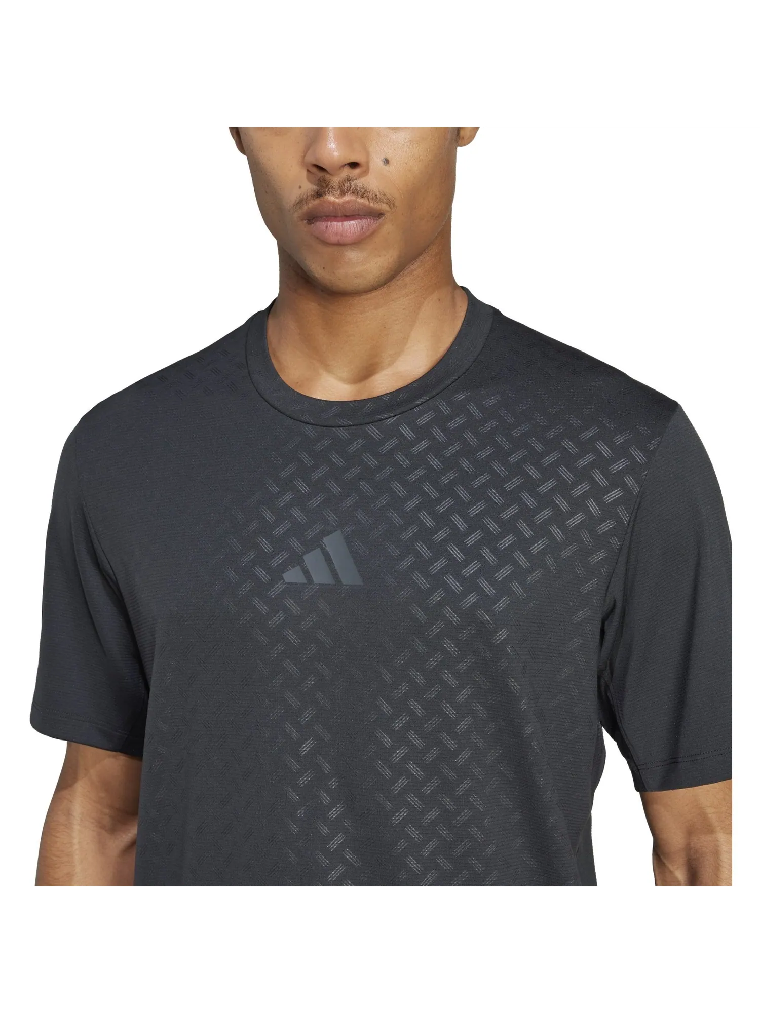 Футболка adidas Power 3-Stripes T-Shirt 'Black' — изображение 2 из 3, черный