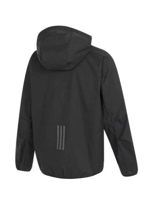 Куртка технологичные легкие тканые Куртка азиатские размеры Adidas — изображение 2 из 2, черный