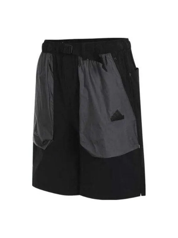 Шорты aw24 шорты азиатские размеры Adidas — изображение 1 из 2, черный/серый