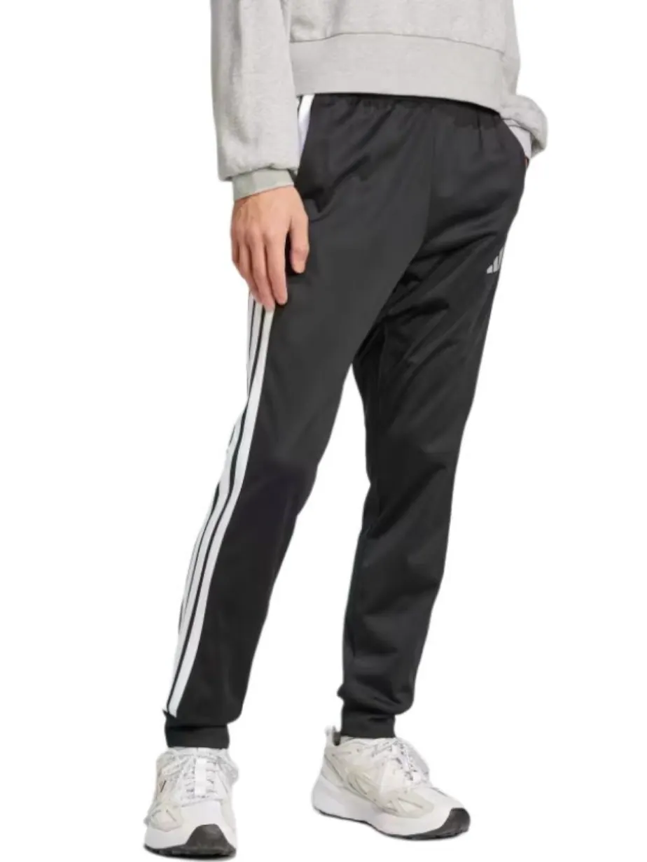 Спортивные брюки adidas 3-Stripes Tricot Regular Tapered Track Pants 'Black' — изображение 4 из 5, черный