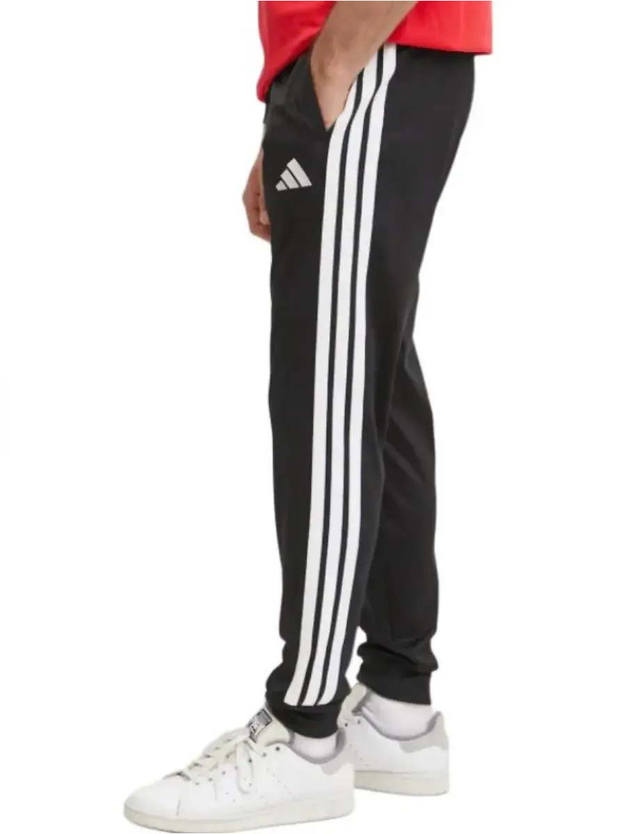 Спортивные брюки adidas 3-Stripes Tricot Regular Tapered Track Pants 'Black' — изображение 5 из 5, черный