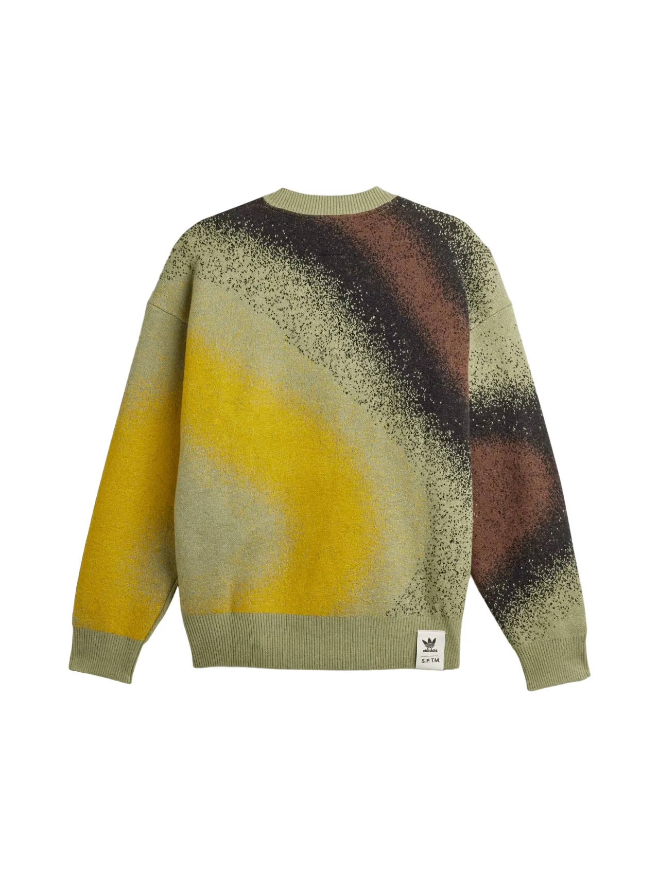 Спортивная толстовка adidas Song For The Mute Fully Fashion Crew Sweatshirt 'Tent Green' JI9643 — изображение 2 из 2, зеленый