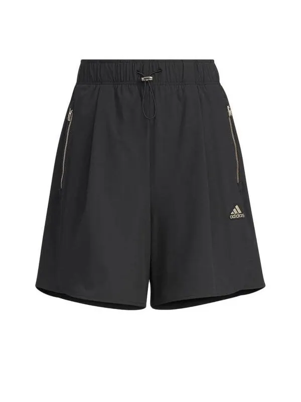 Шорты современные технические шорты азиатские размеры Adidas — изображение 1 из 3, черный/желтый