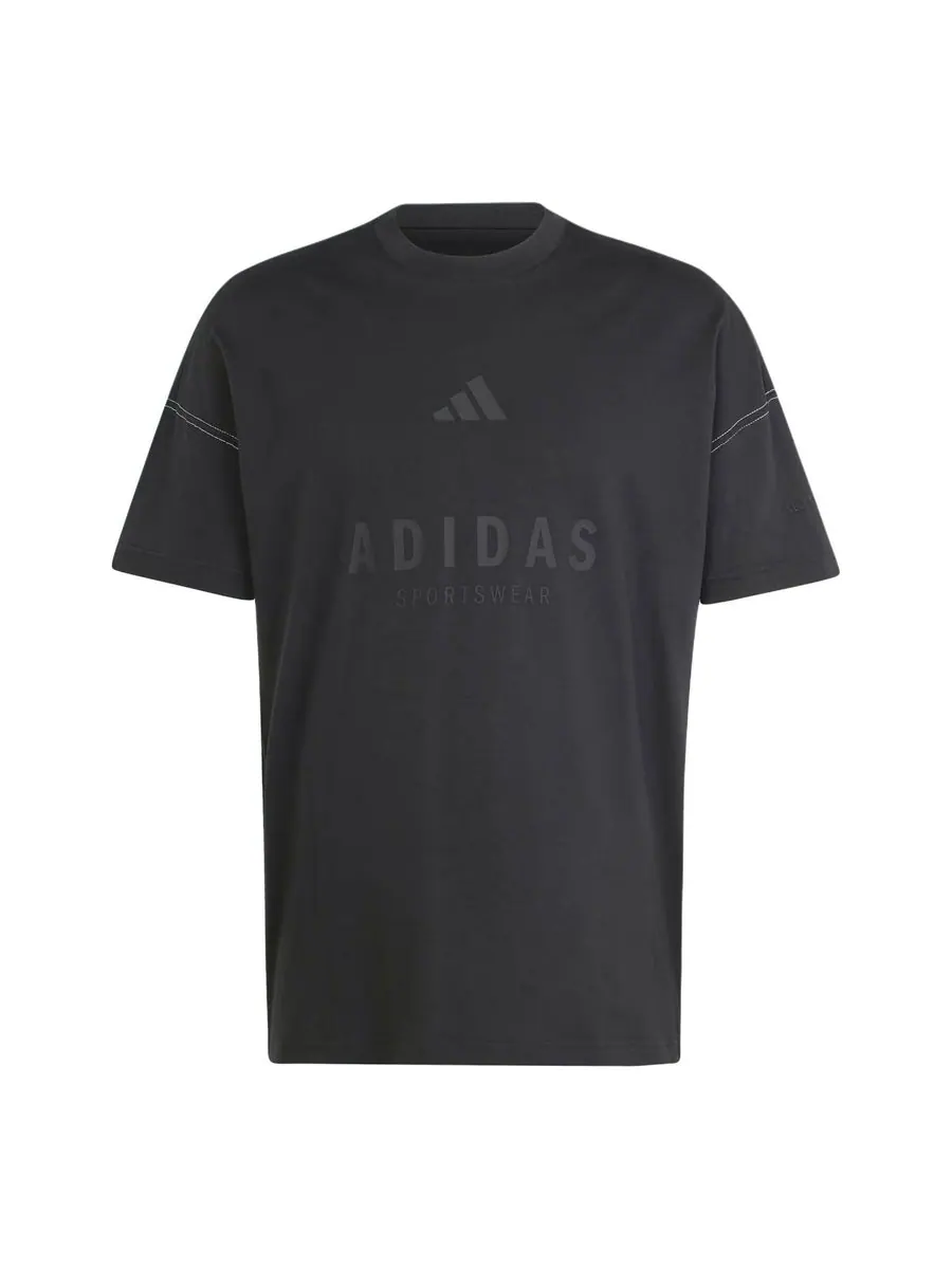 Футболка adidas All SZN T-Shirt Asia Sizing 'Black' — изображение 1 из 4, черный