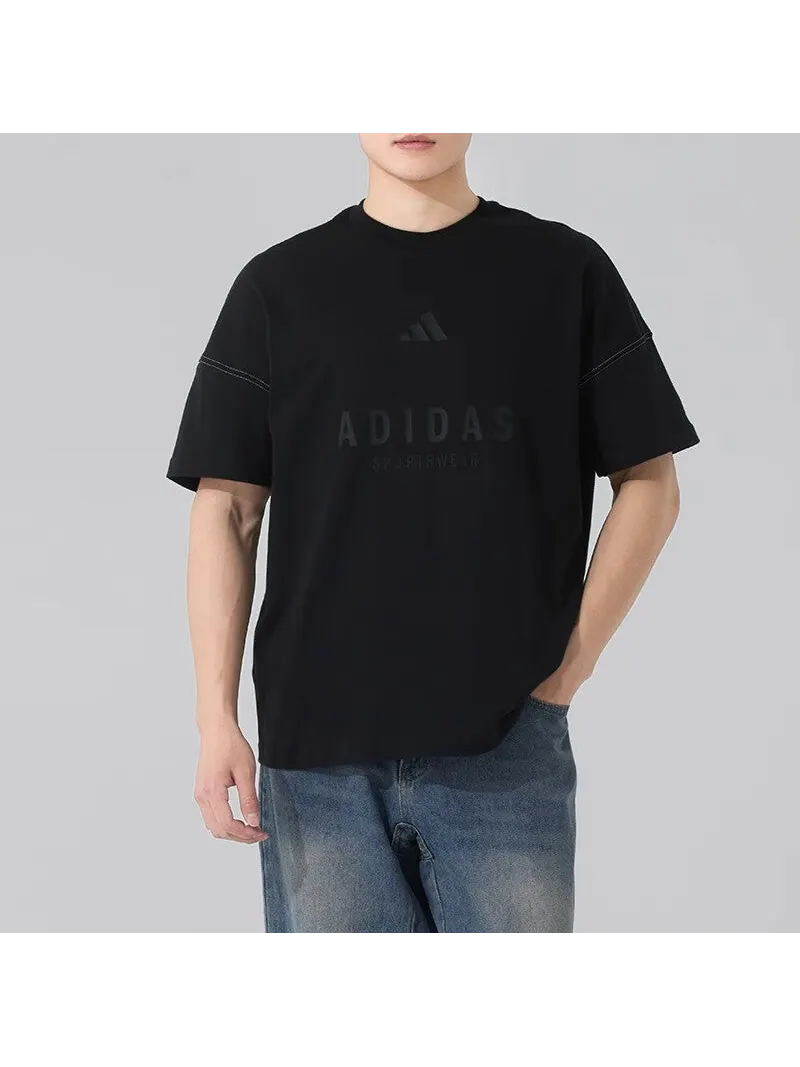 Футболка adidas All SZN T-Shirt Asia Sizing 'Black' — изображение 3 из 4, черный