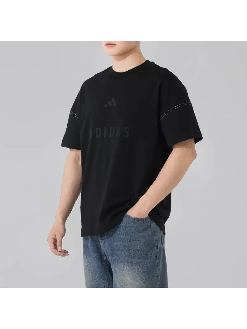 Футболка adidas All SZN T-Shirt Asia Sizing 'Black' — изображение 4 из 4, черный