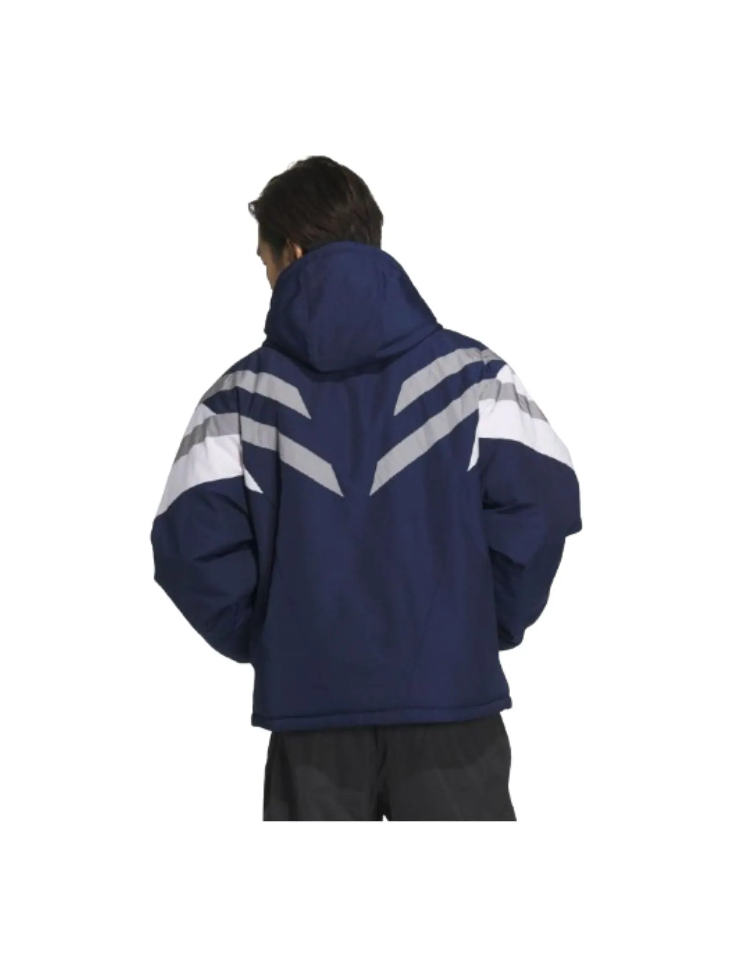 Винтажная куртка Adidas Pad Jacket 'Navy' — изображение 3 из 3, темно-синий