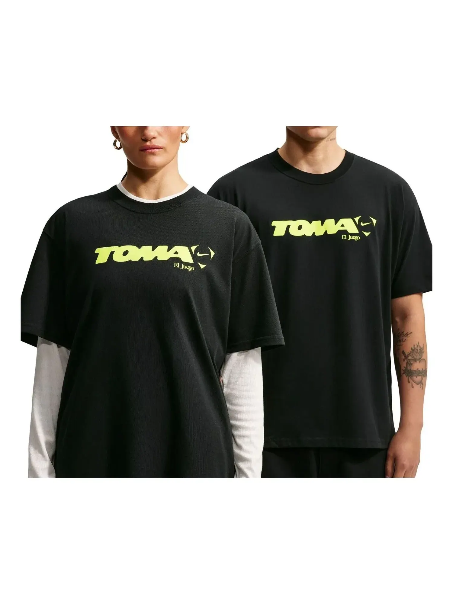 Мужская футболка с принтом Nike x TOMA Soccer — изображение 1 из 4, черный