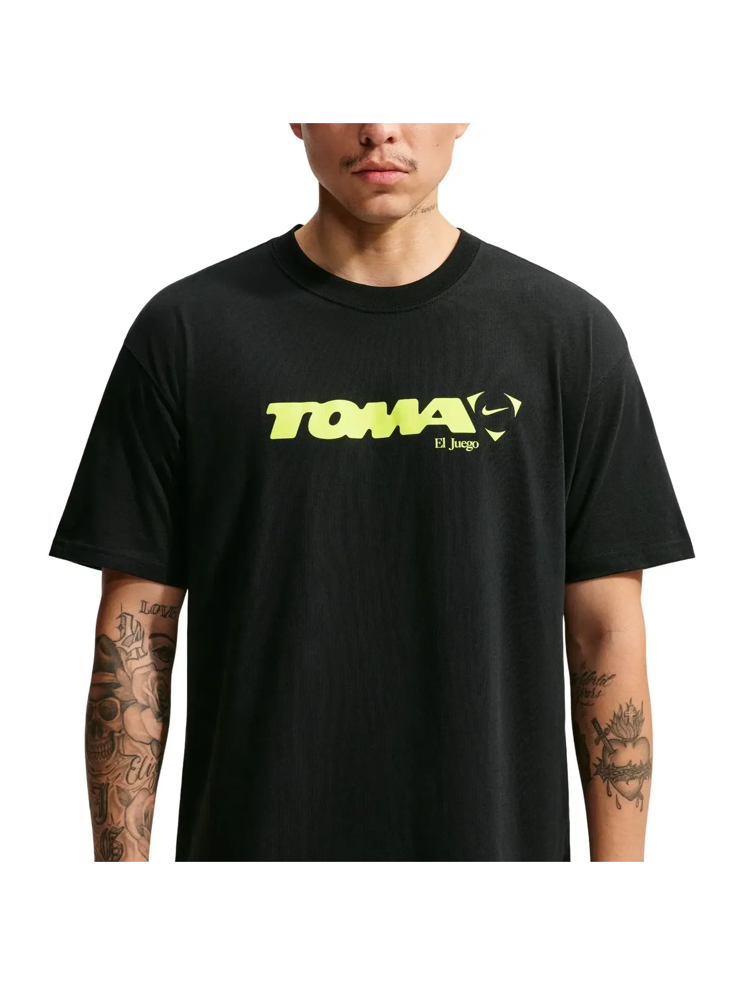 Мужская футболка с принтом Nike x TOMA Soccer — изображение 2 из 4, черный