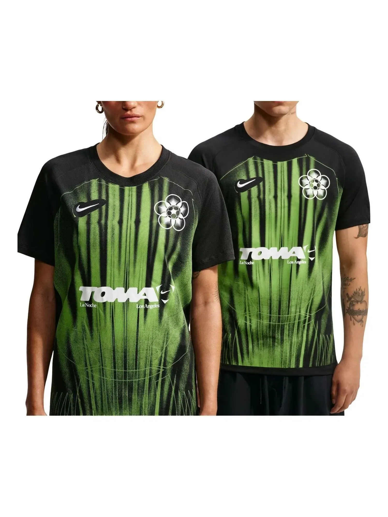 Мужская футболка Nike x TOMA x Compton Football Club Dri-FIT с принтом — изображение 1 из 5, черный