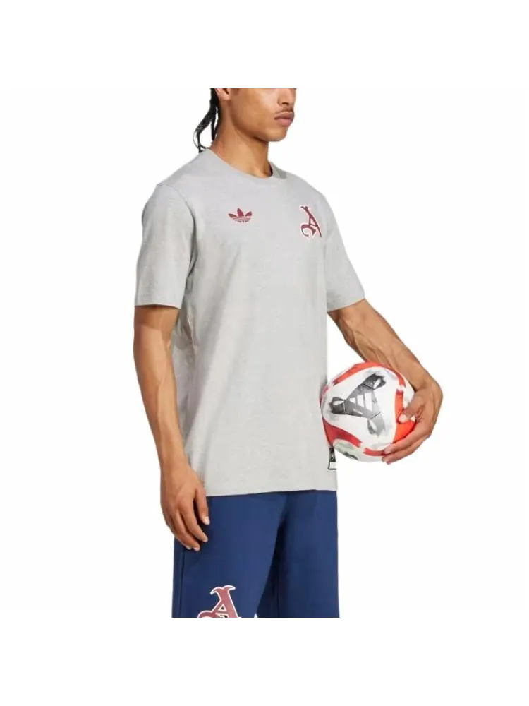 Футболка adidas Arsenal VRCT T-Shirt 'Grey' — изображение 4 из 4, серый
