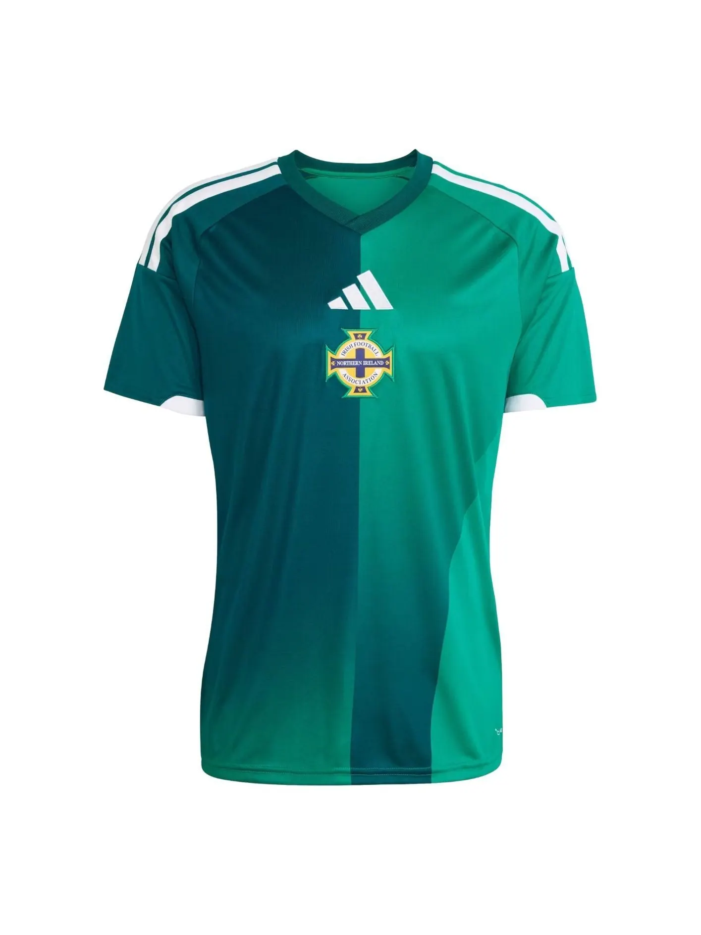 Домашняя футболка сборной Северной Ирландии adidas, размер 26 — изображение 1 из 2, зеленый/белый