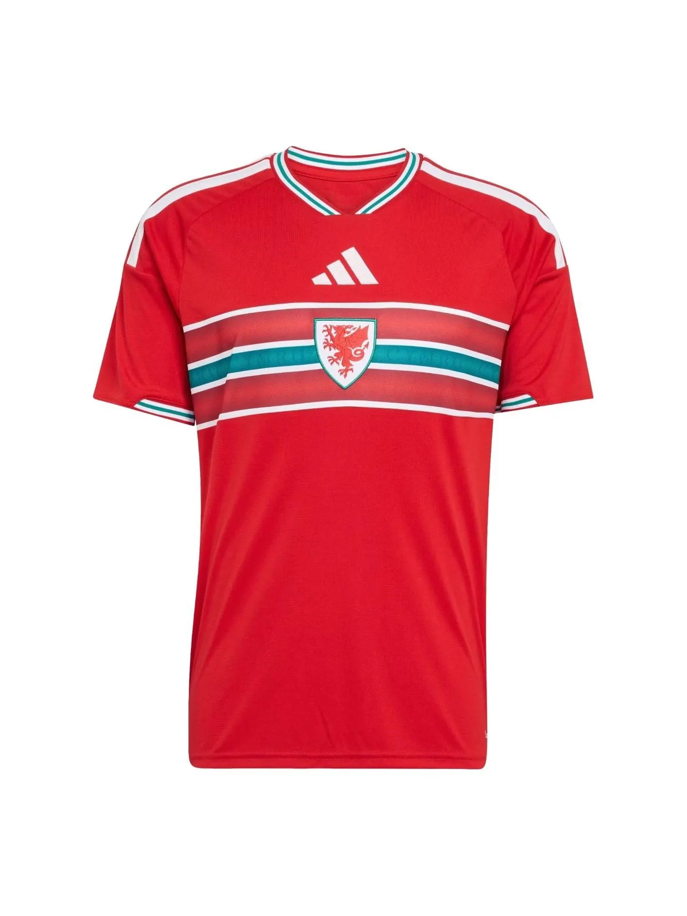 Домашняя футболка Adidas Wales 26 'Better Scarlet' — изображение 1 из 2, красный