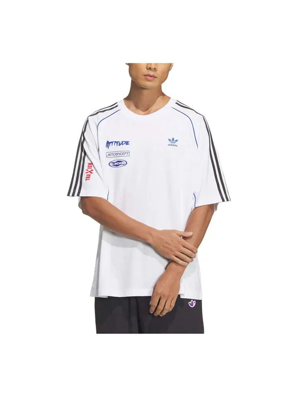 Футболка с графикой motorcore Adidas — изображение 1 из 2, белый