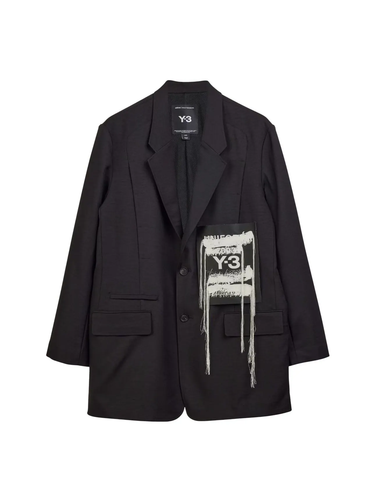 Топ adidas Y-3 Sport Uniform Patch Blazer 'Black' — изображение 1 из 1, черный