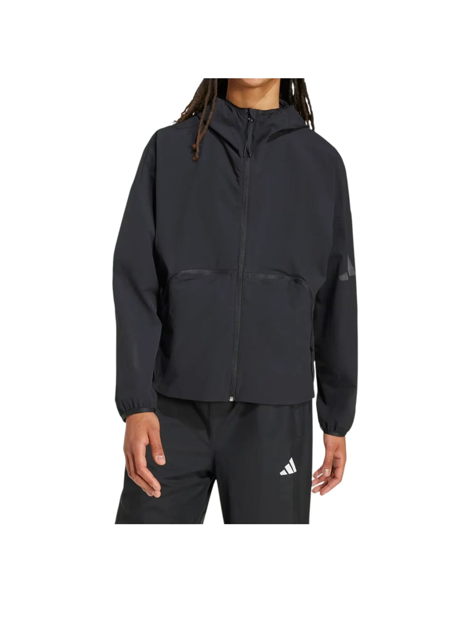 Ветровка Adidas Myshelter 'Black' — изображение 2 из 3, черный