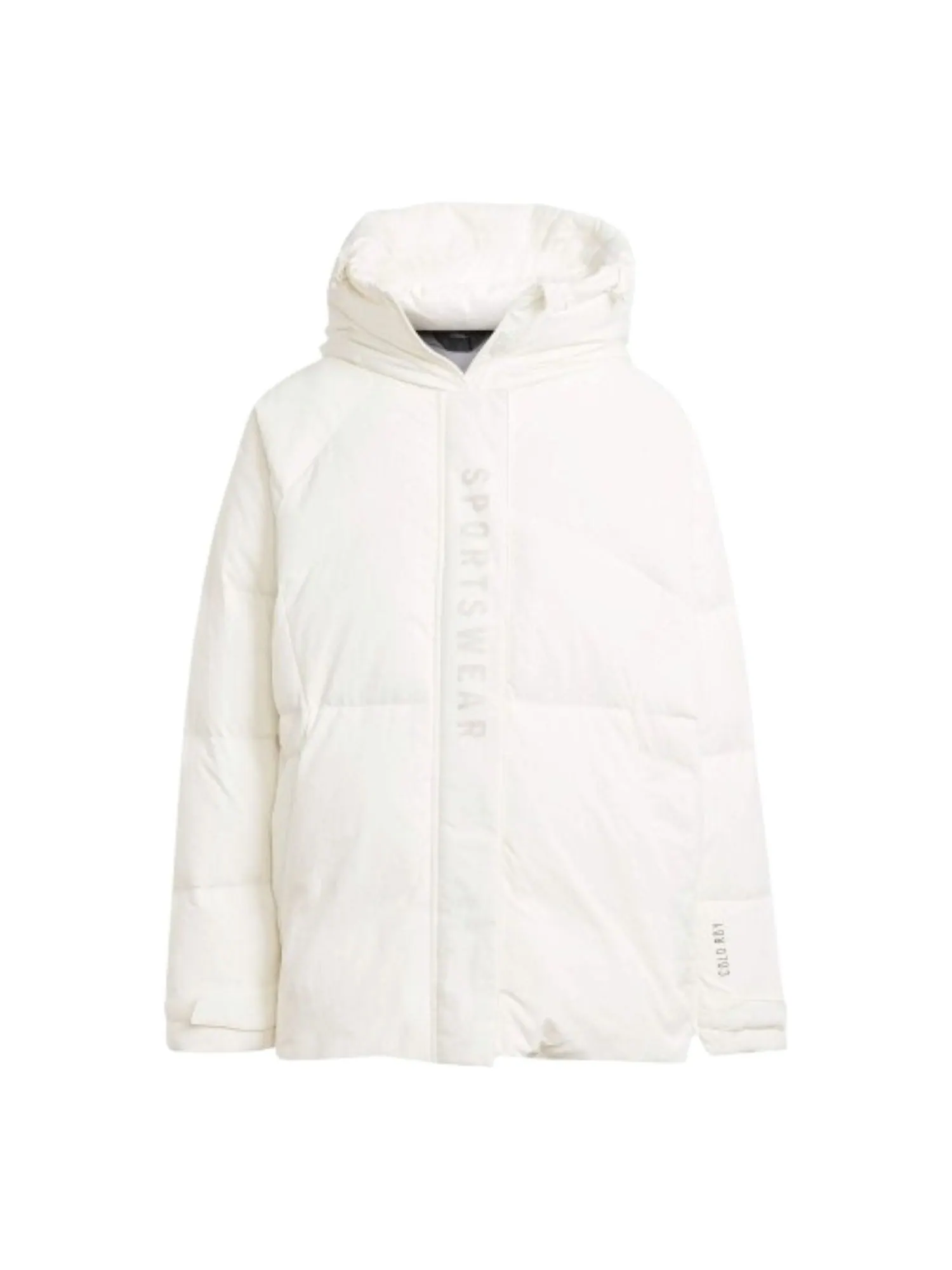 (WMNS) Пуховое пальто Adidas COLD.RDY 'Белое' — изображение 1 из 2, белый