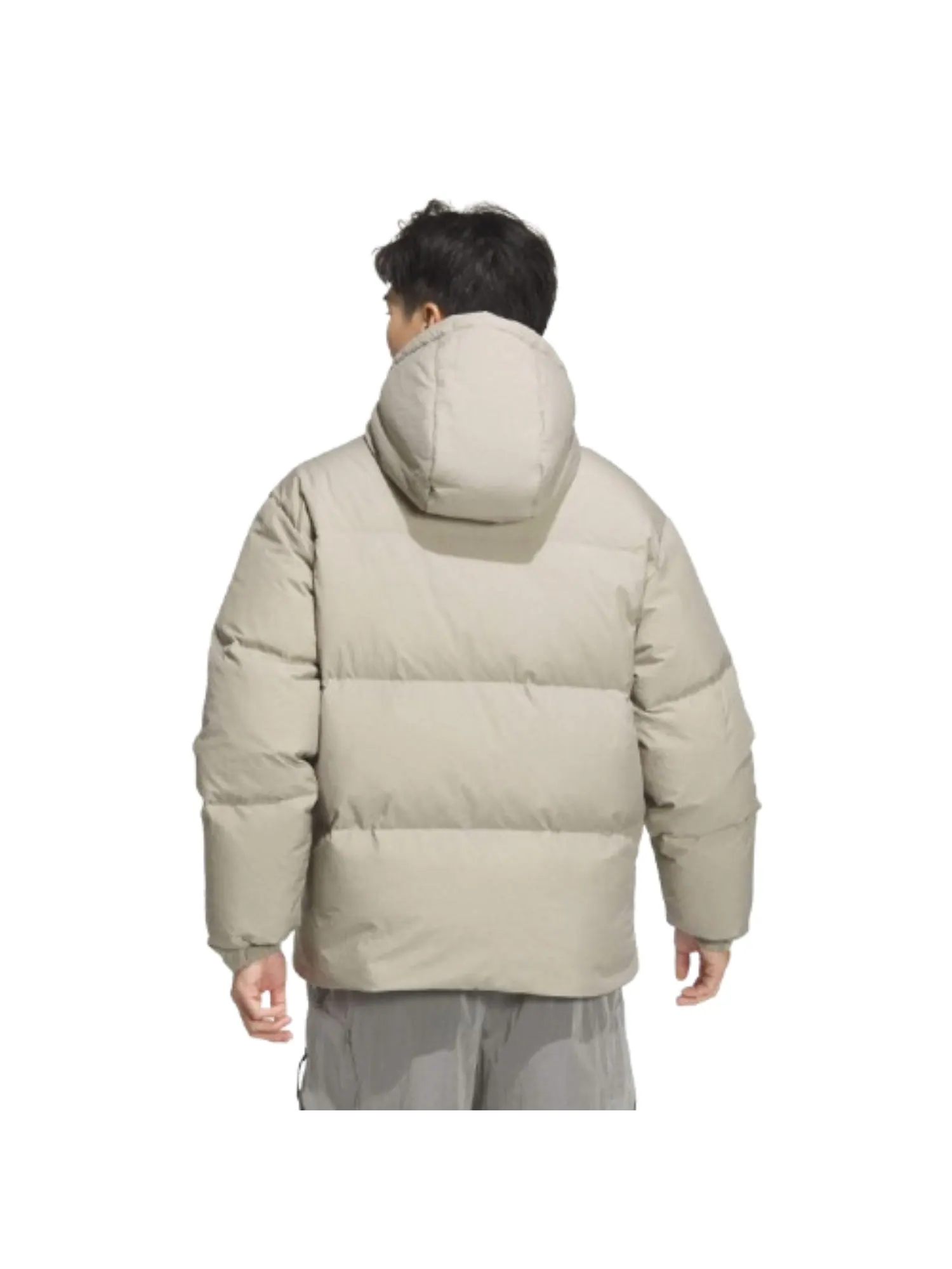 Пуховая куртка Adidas Basic Down Jacket 'Beige' — изображение 3 из 3, бежевый