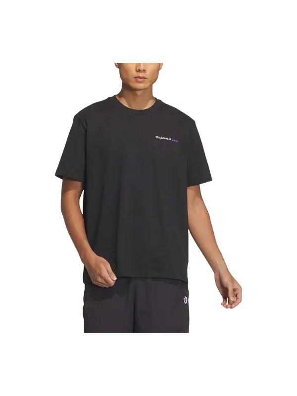 Футболка chinese valentine's day graphic t-shirt 'black' Adidas — изображение 1 из 2, черный
