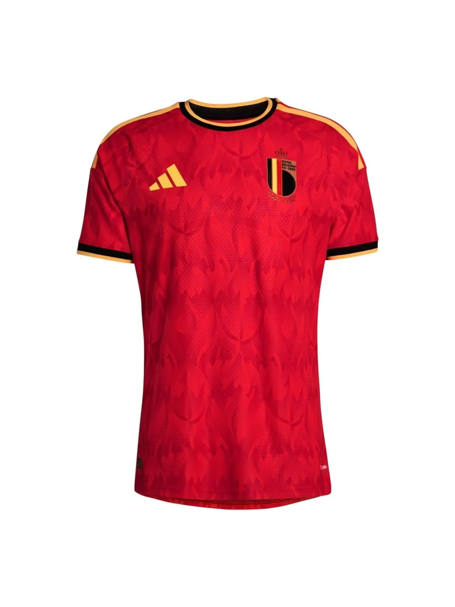 Домашняя футболка Adidas Belgium 26 — изображение 1 из 2, красный/золотистый