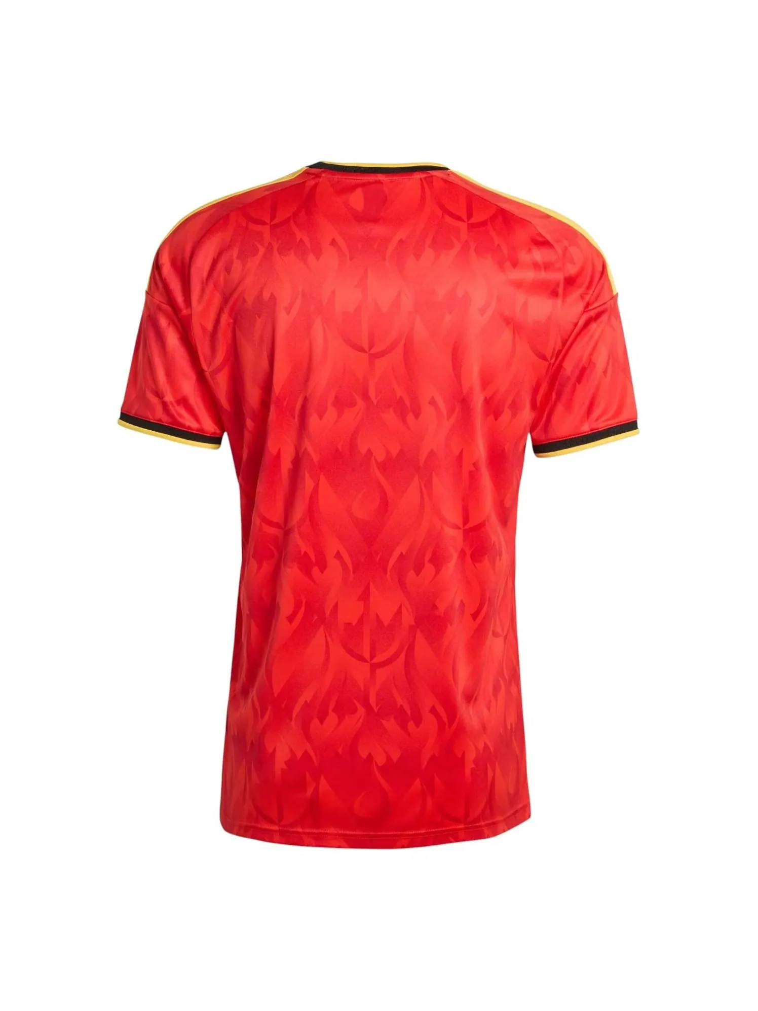 Домашняя футболка Adidas Belgium 26, цвет «Красный насыщенный золотой», модель — изображение 2 из 2