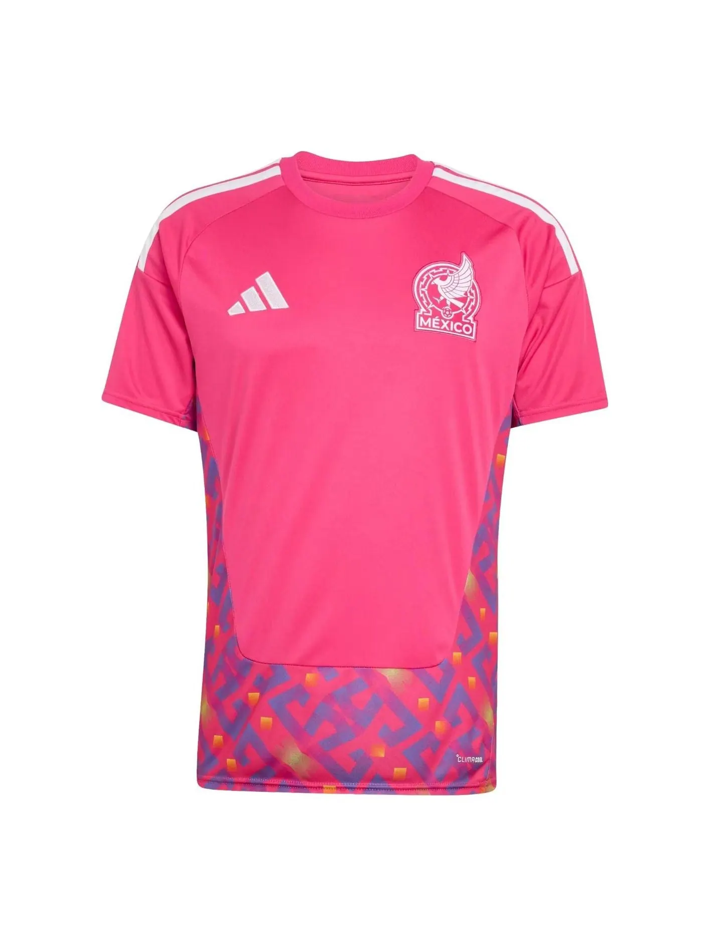 Вратарская футболка Adidas Mexico 26 Home 'Team Real Magenta' — изображение 1 из 2, розовый