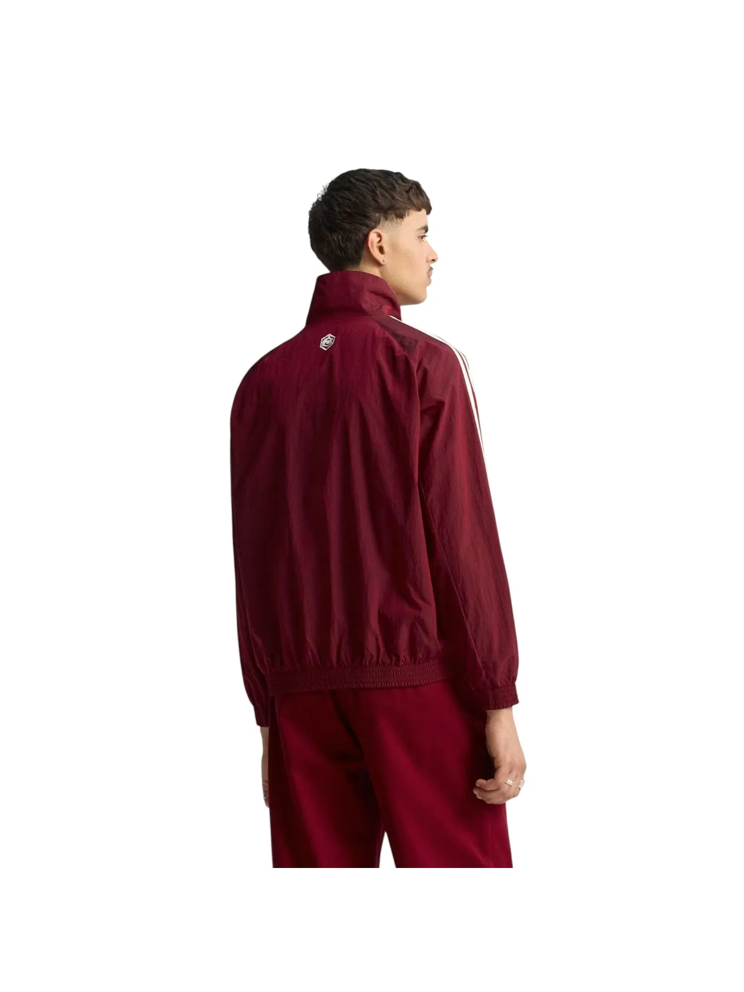 Куртка Adidas Arsenal Terrace Icon Half-Zip Jacket 'Team Coll Burgundy' — изображение 3 из 5, бордовый